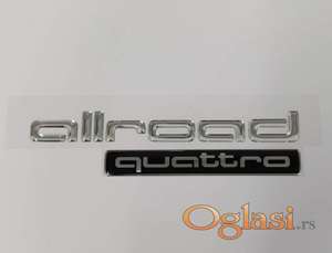 Allroad Audi quattro stiker oznaka